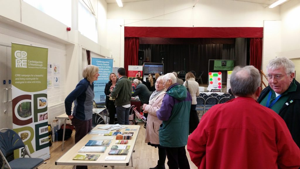 CPRE stand at the Buckden climate change event