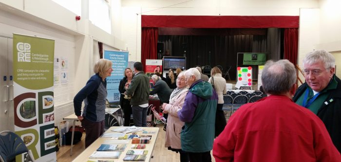 CPRE stand at the Buckden climate change event