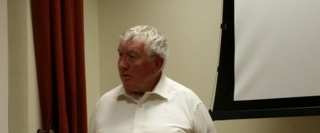 Chairman Alan James at the 2018 AGM
