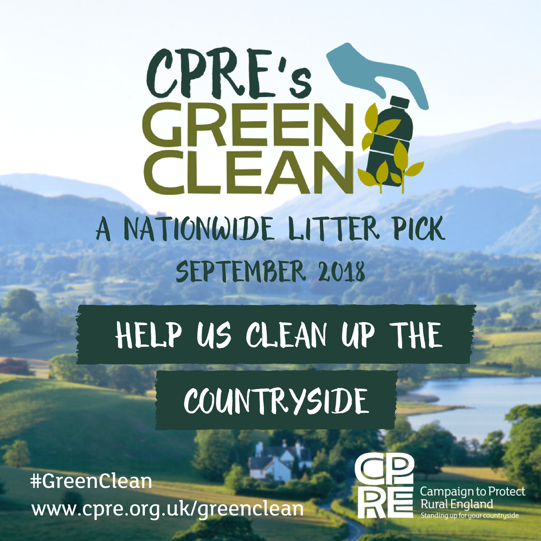 CPRE's Green Clean litter pick