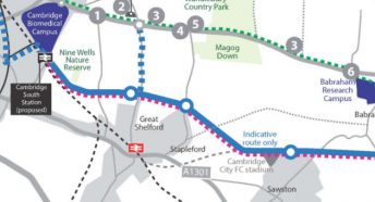 Strategy 1 Mass Transit Route (blue line)