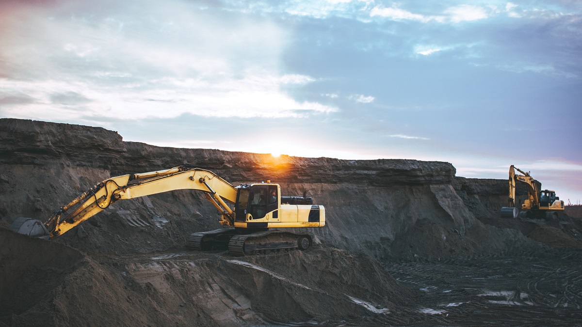mining sand and gravel