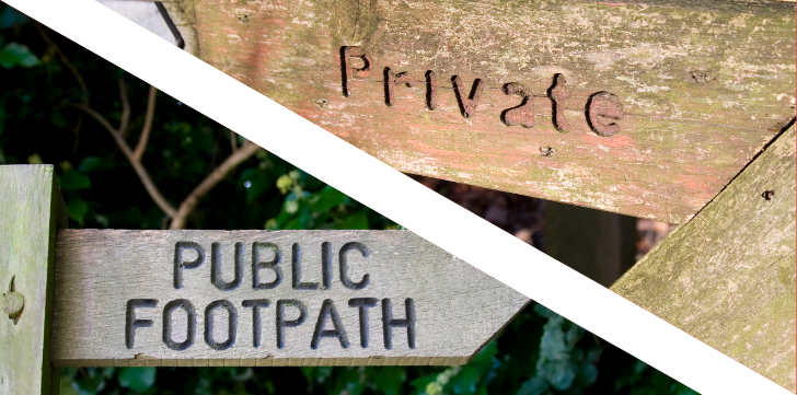 Signs you will see in the countryside