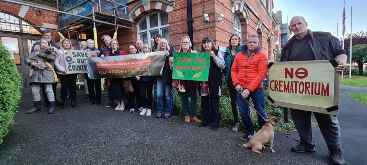 Woodhatch Greenspaces Preservation Group - Crematorium protest