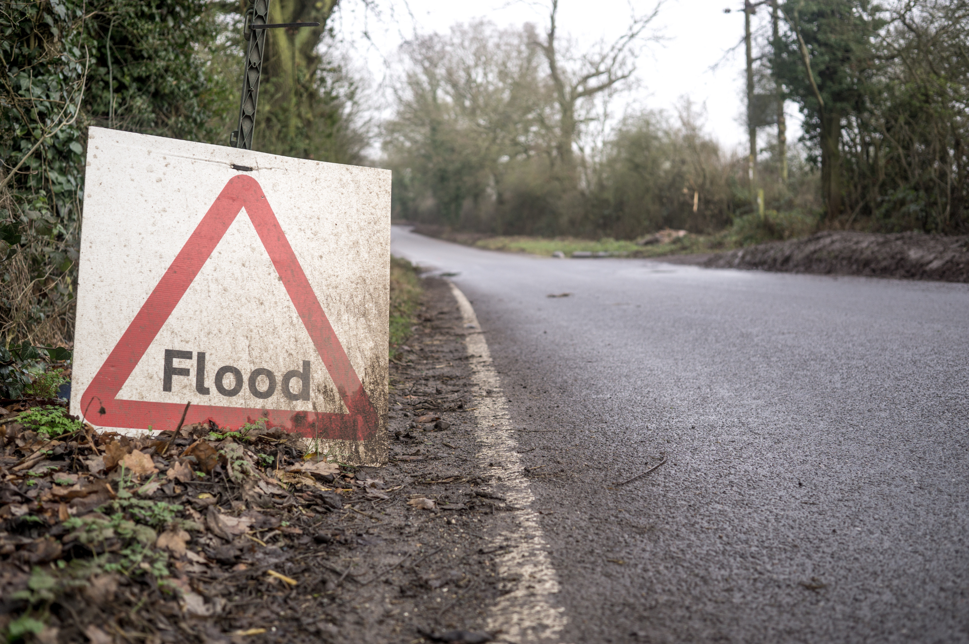 road flood