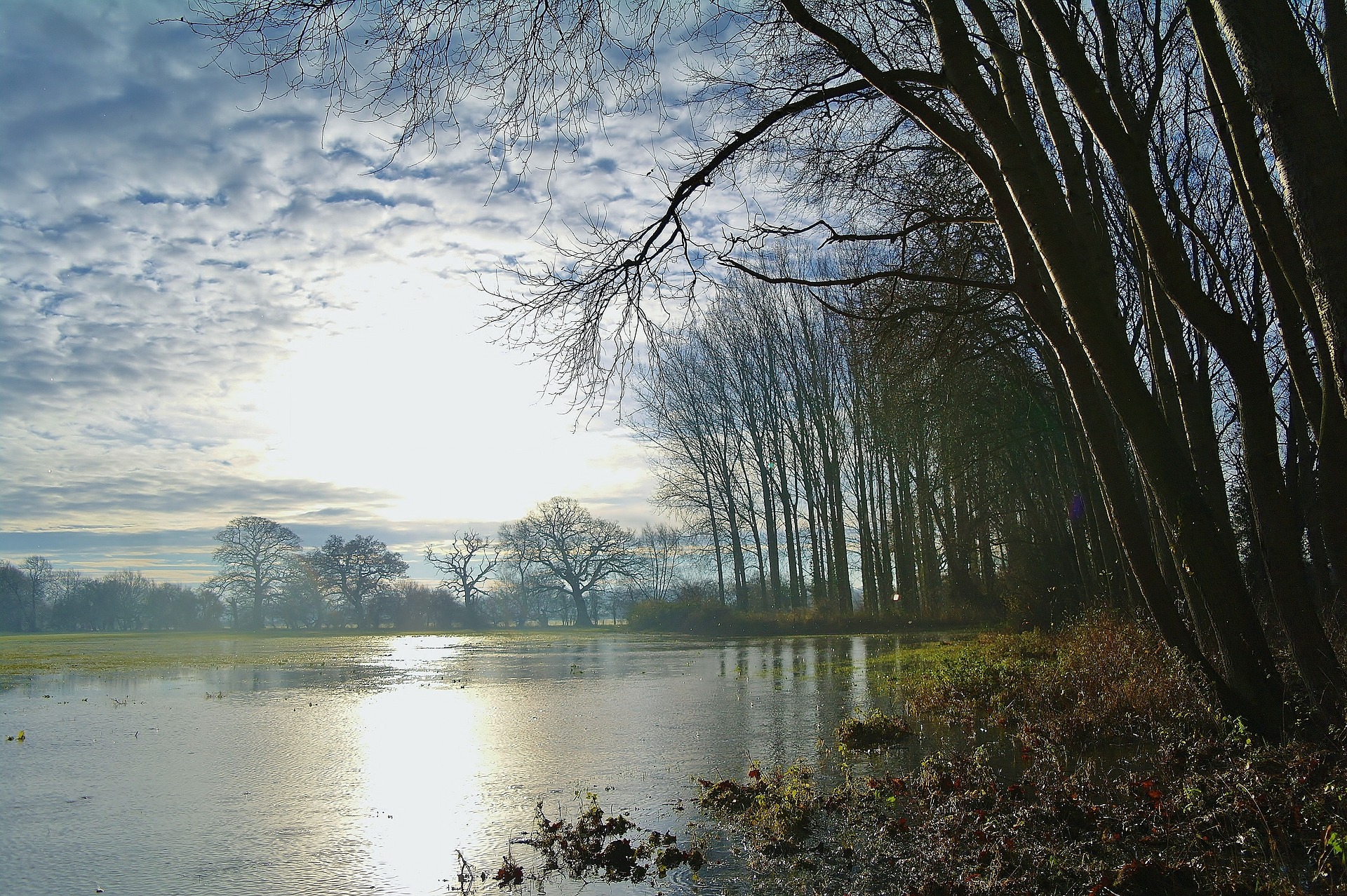 flooding countryside