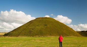 Women walking at Silbury Hill