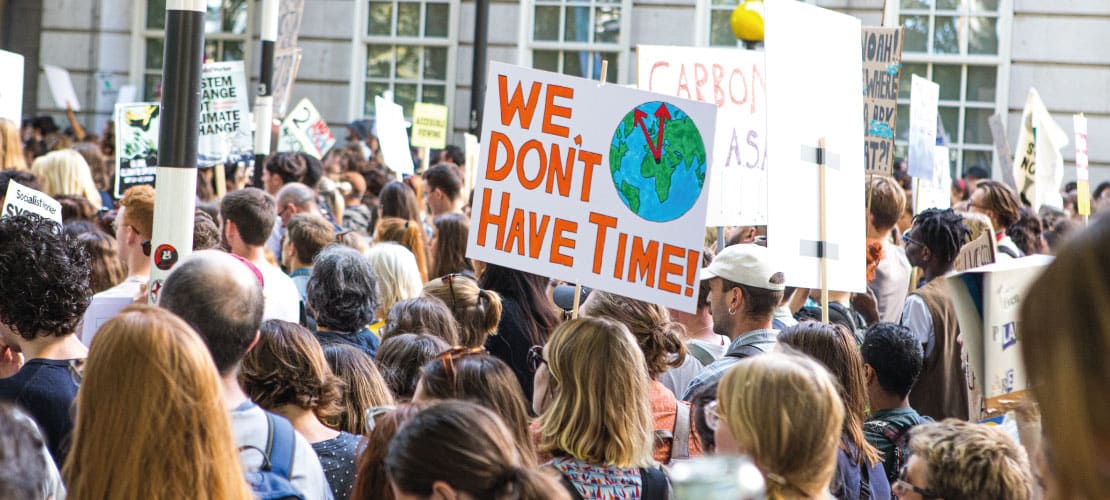 Climate protestors
