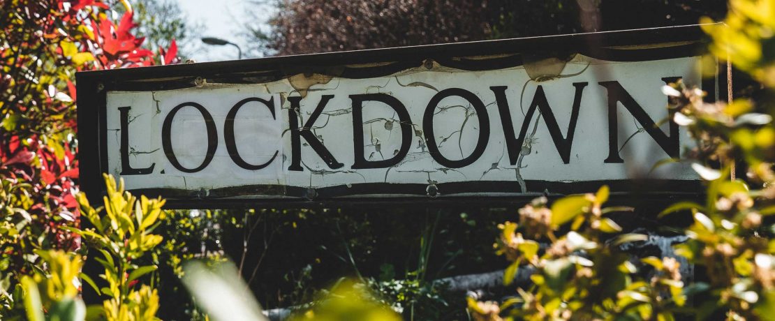 A street sign reads 'lockdown'