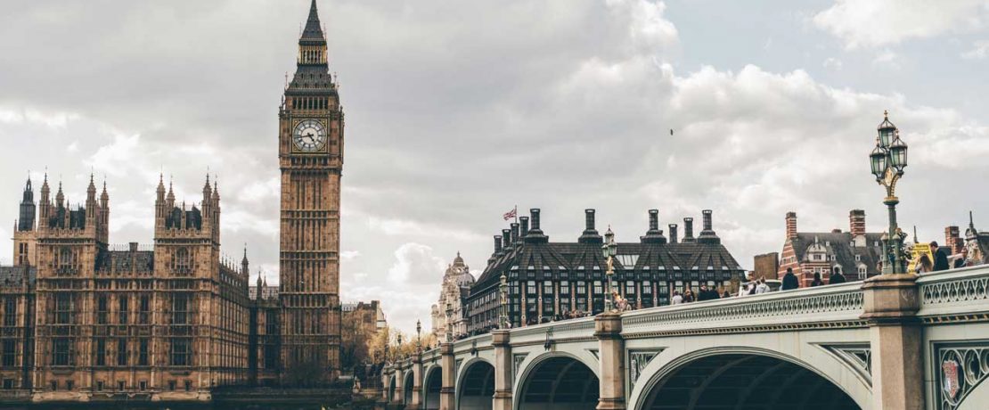 The Houses of Parliament and Westminster Bridge