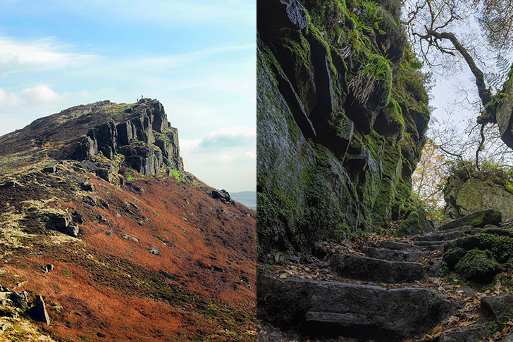 The Roaches and Lud’s Church in Staffordshire