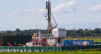Fracking facility in Lancashire