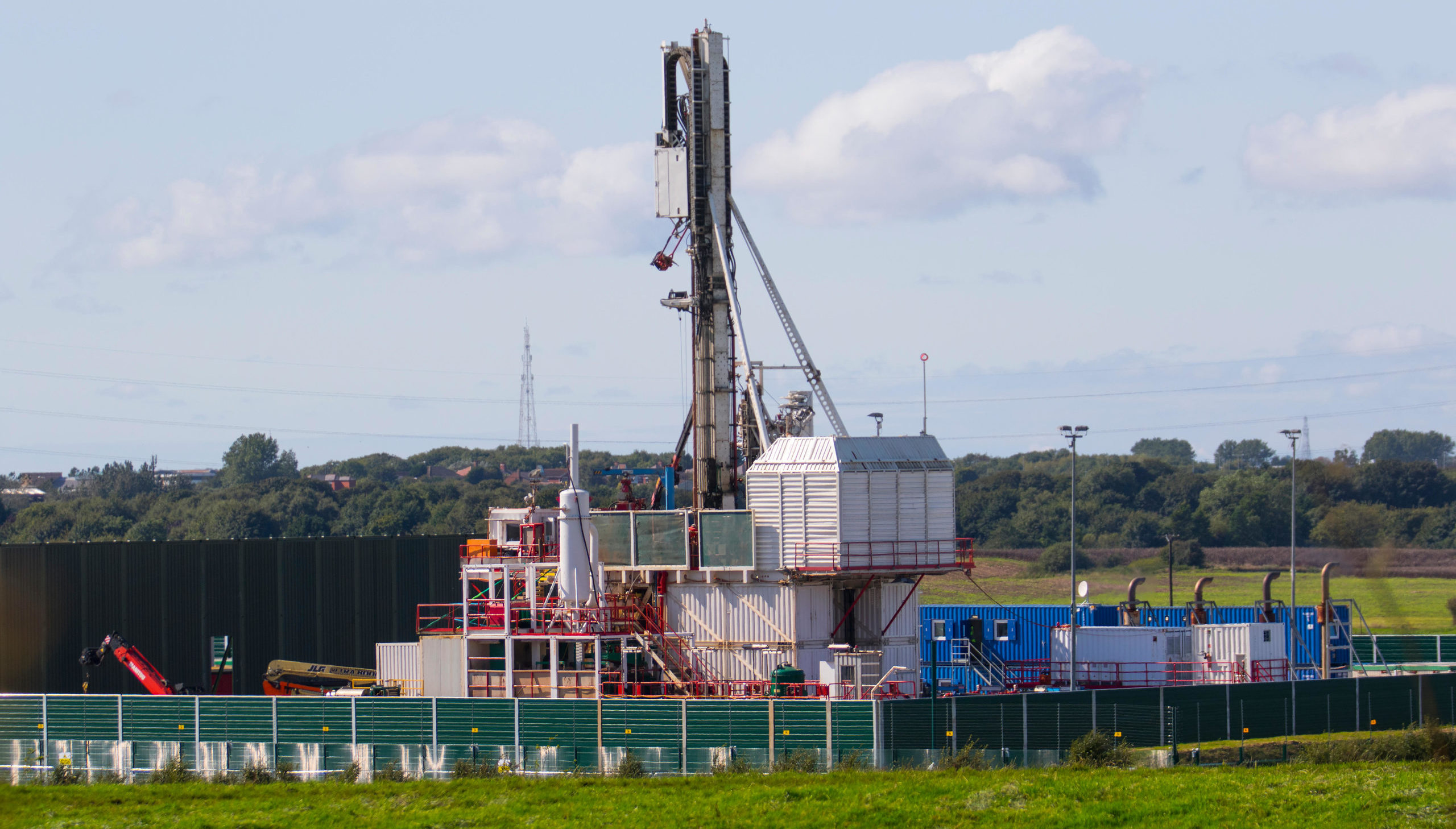 Fracking facility in Lancashire