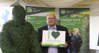 CPRE Derbyshire's John Ydlibi at CPRE's Hedgerow Research Launch Event