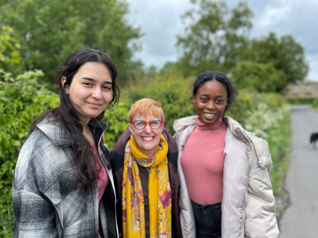 Debbie McConnell with national CPRE staff Dilan and Tianna