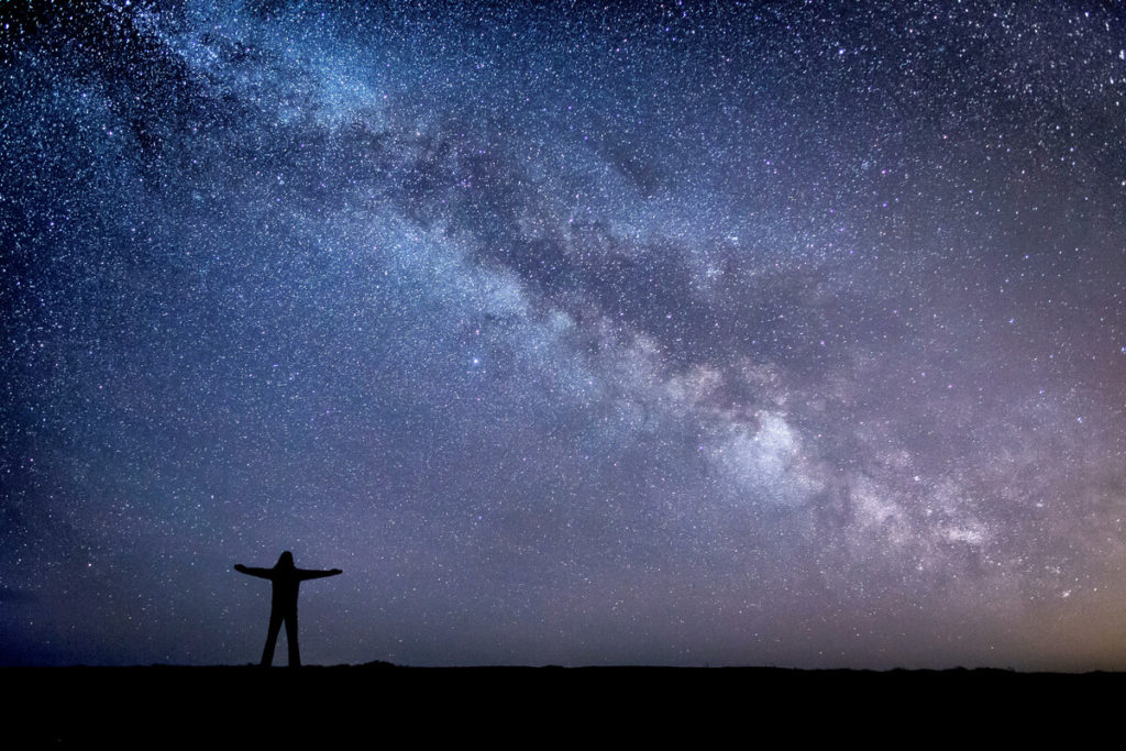 Stargazing at Dunstanburgh Northumberland