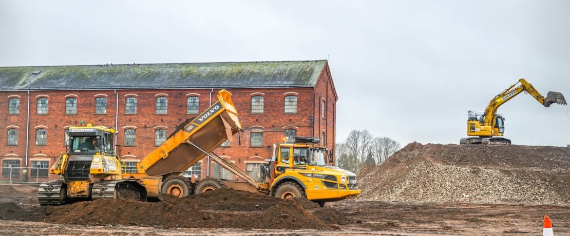 Machinery on brownfield land