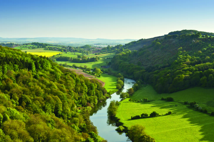 View across the River Wye