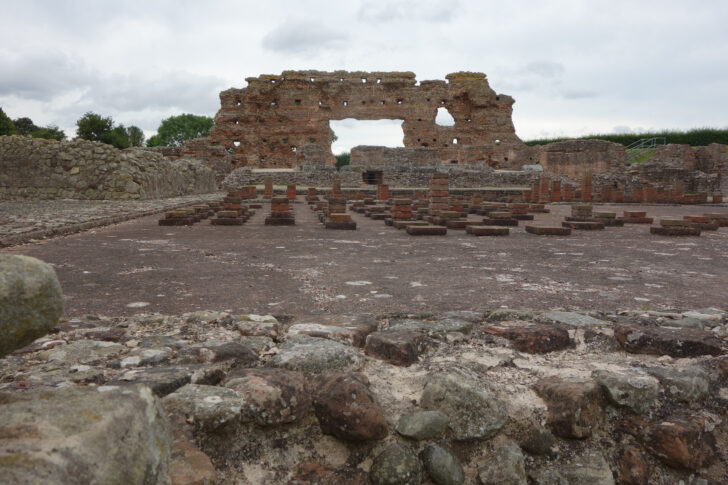 The remains of Wroxeter Roman City