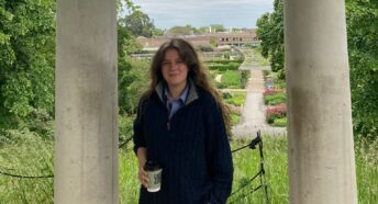 Photo of Rosalind in the countryside