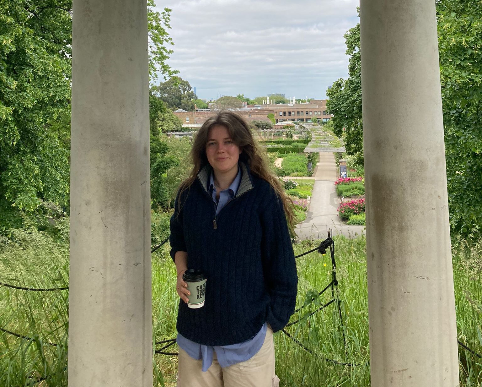 Photo of Rosalind in the countryside