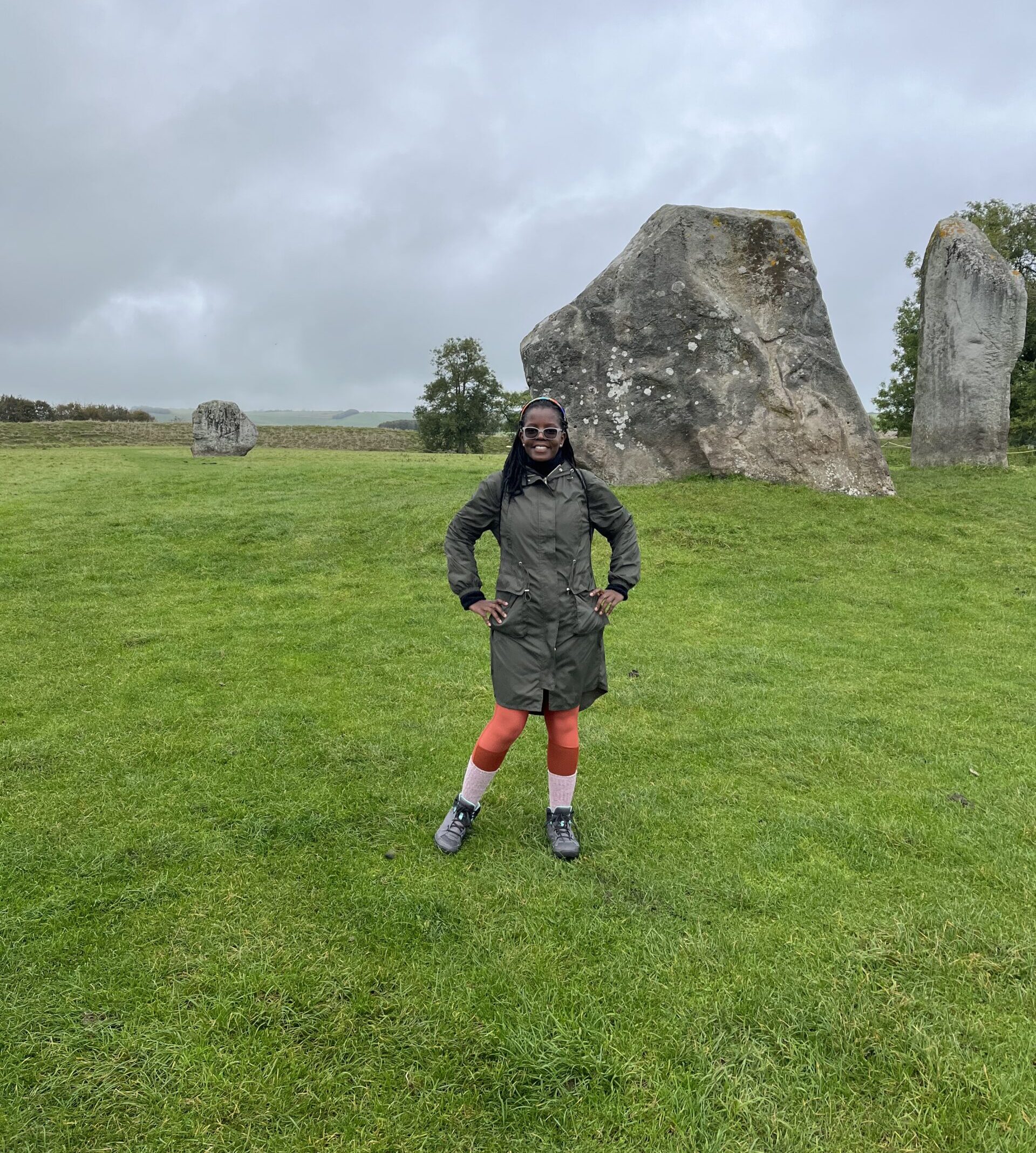 Photo of Annet at a stone circle