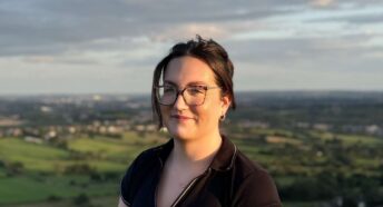 Photo of Jess Parry in the countryside