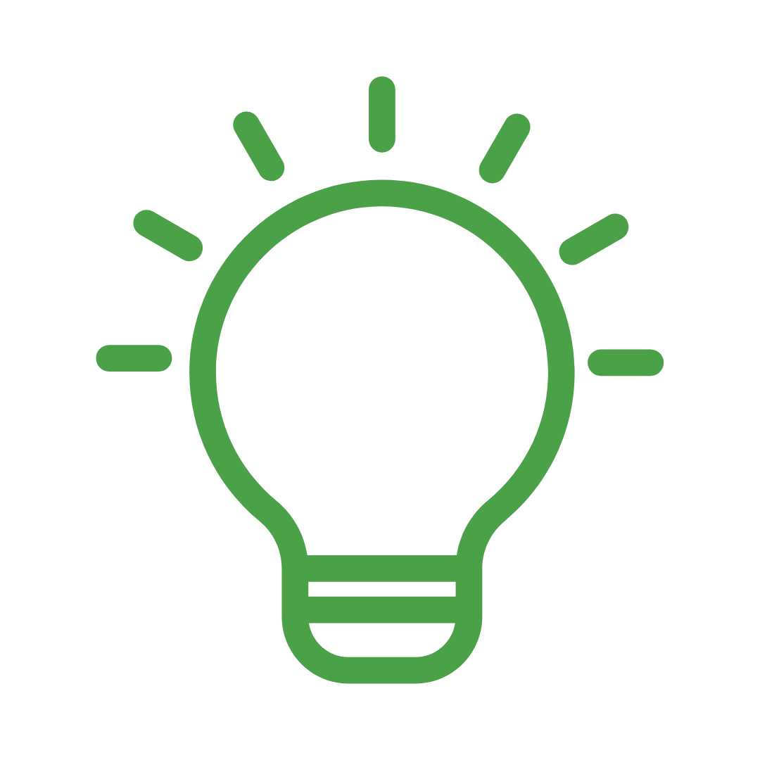 Green lightbulb