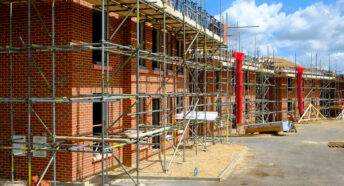 New build housing development, norfolk, england