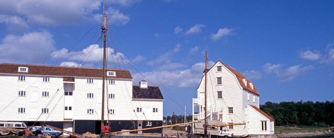 photo of boats and a mill