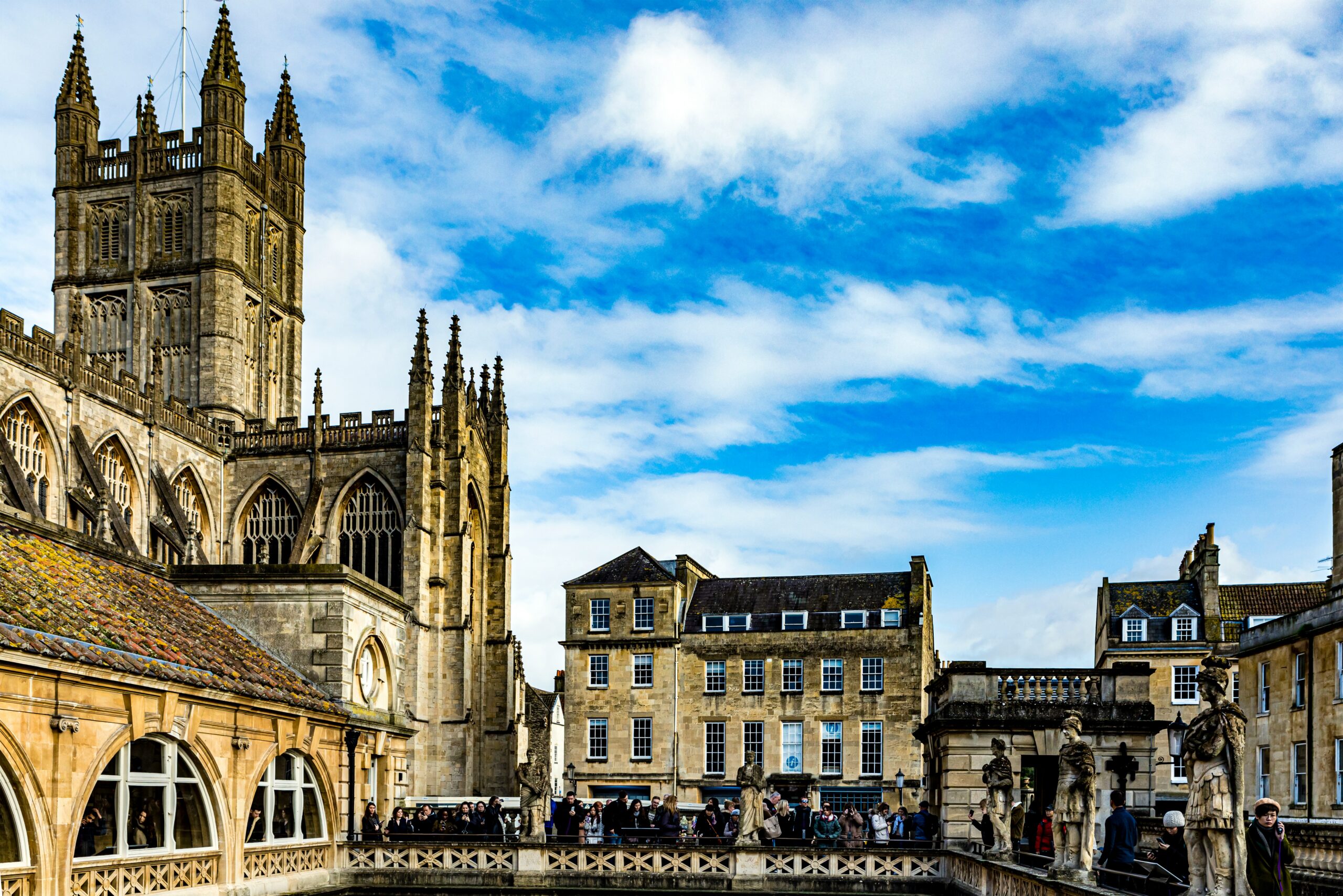 Ancient Roman baths at Bath, England