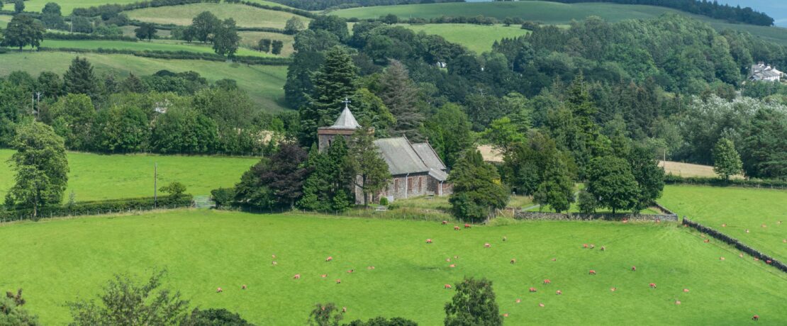 Lake District scenic countryside view