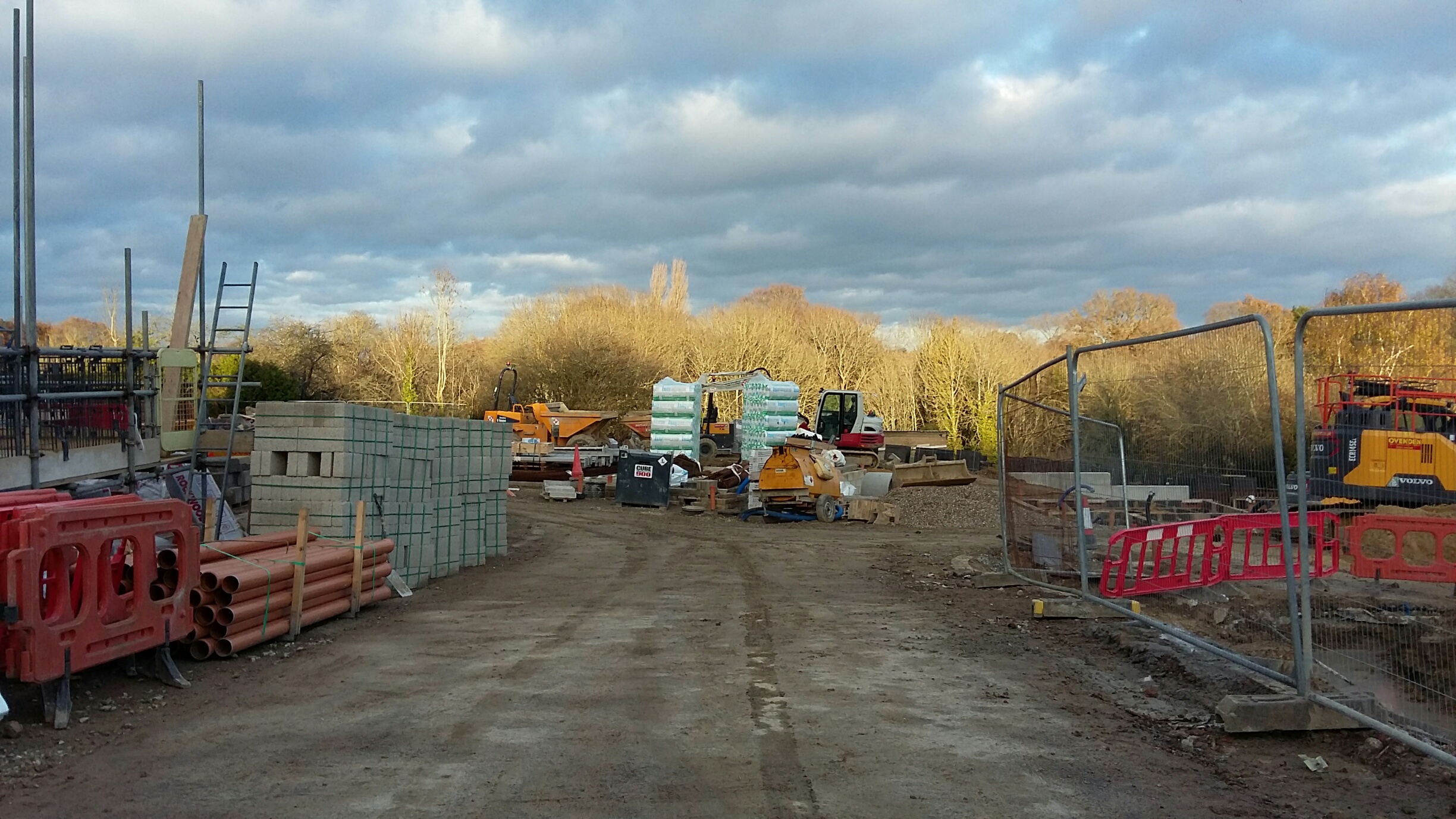 brownfield: a building site being cleared for redevelopment