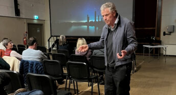 CPRE trustee David Hook speaking at the Dark Sky Festival in October 2025