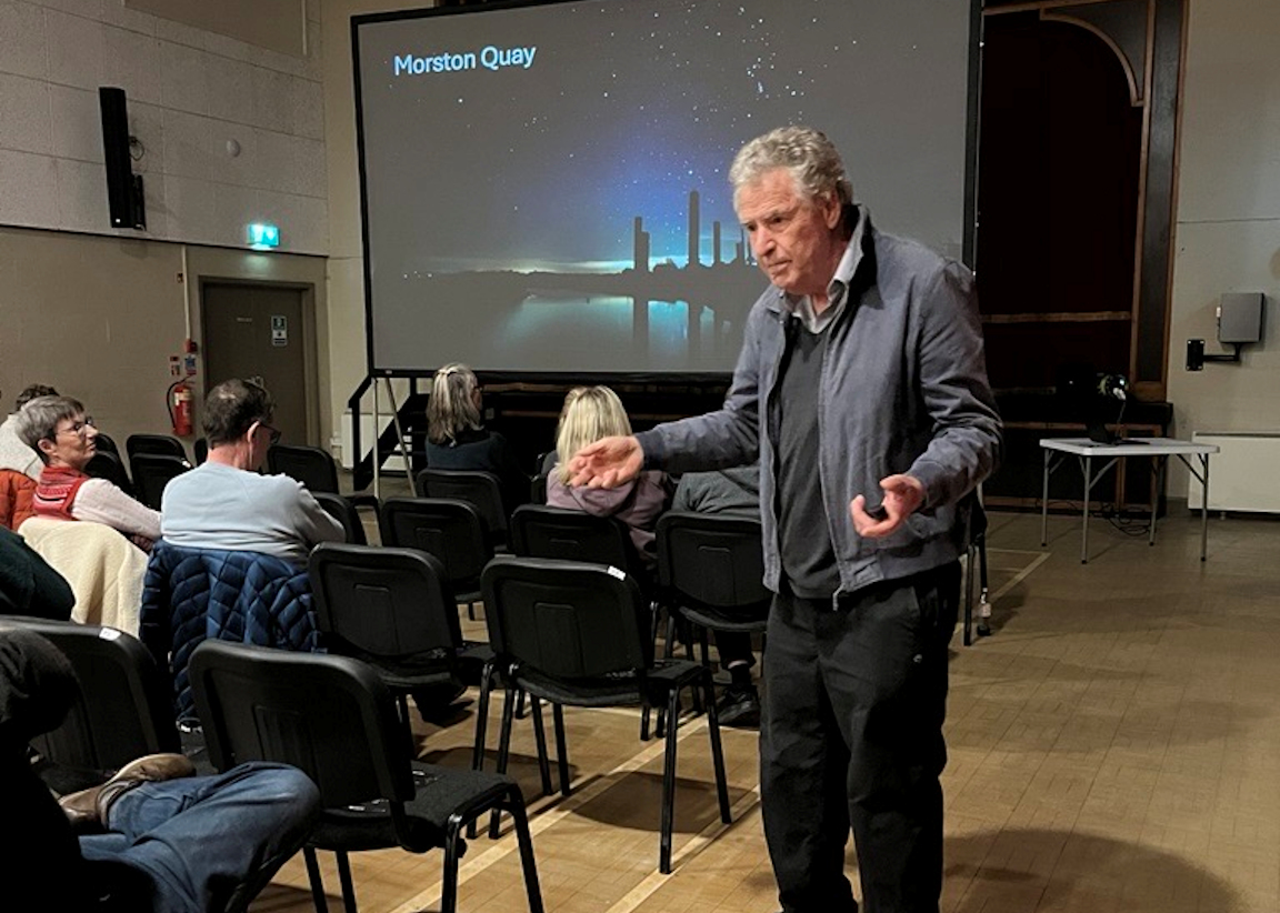 CPRE trustee David Hook speaking at the Dark Sky Festival in October 2025